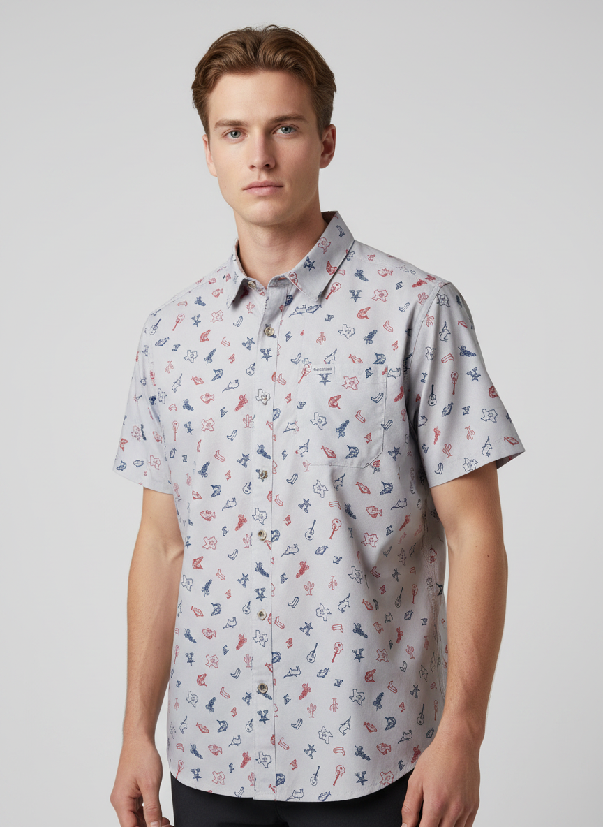 COLUMBIA - Mens Camp Short Sleeve Shirt