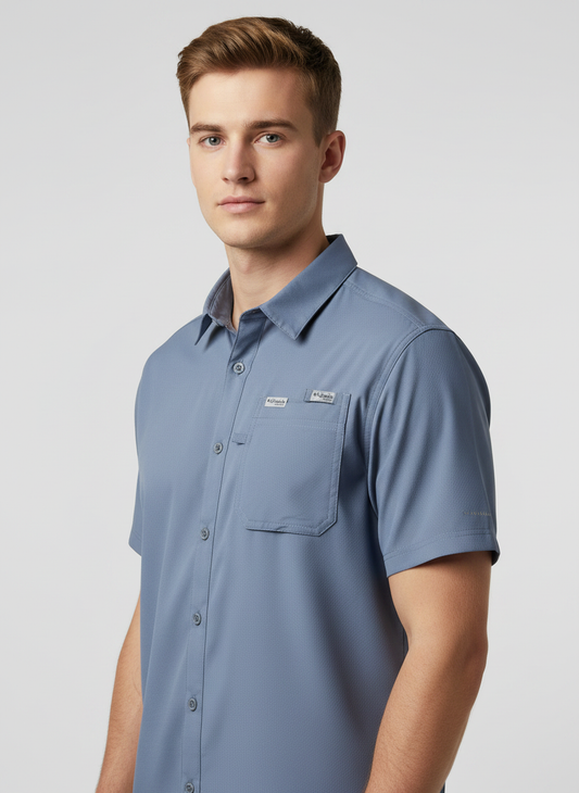 COLUMBIA - Mens Camp Short Sleeve Shirt