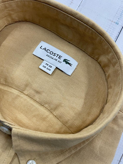 LACOSTE - Short Sleeved Linen Shirt