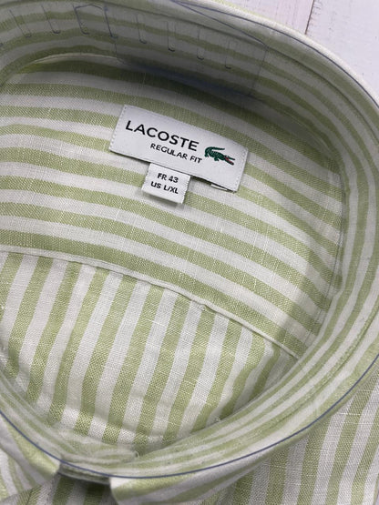 LACOSTE - Full Sleeved Linen Shirt