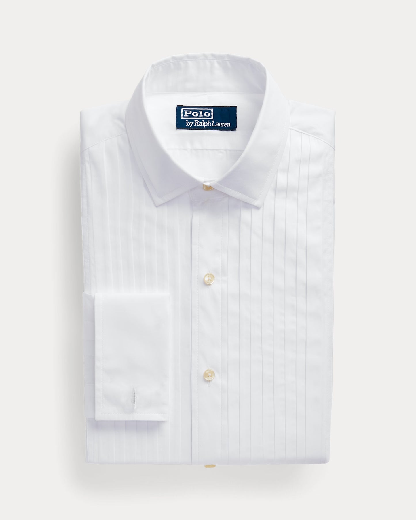 Polo Ralph Lauren - Full sleeve white Tuxedo custom fit shirt