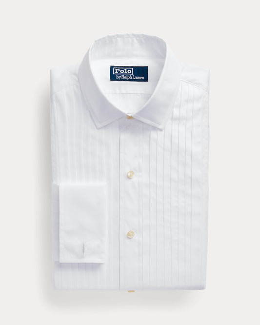 Polo Ralph Lauren - Full sleeve white Tuxedo custom fit shirt